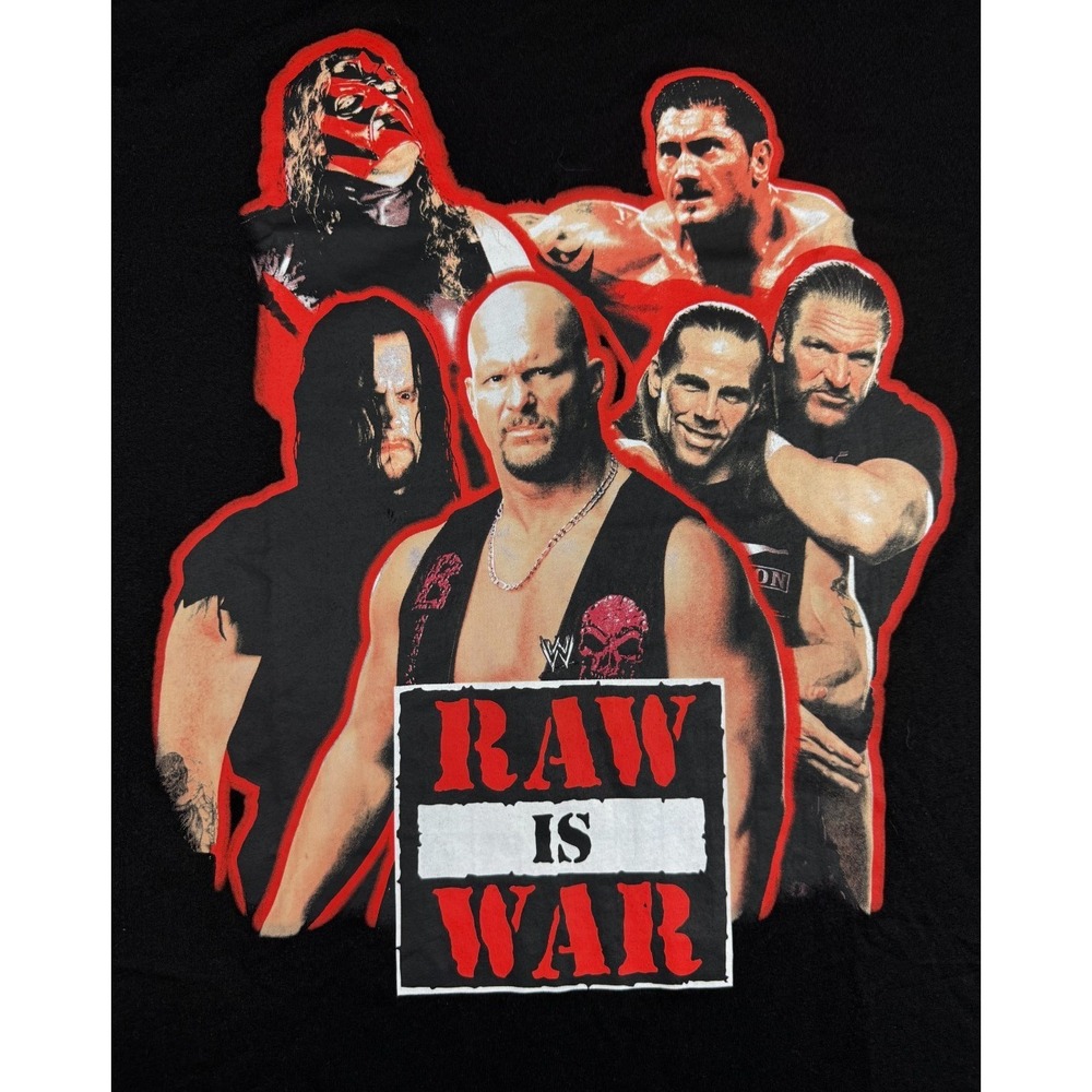 WWE Legends Raw Is War Legends Graphic Crewneck T-shirt Tee Sz 3XL  197772728765
